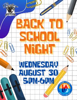 Back to School Night Flyer